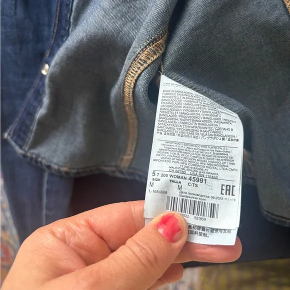 Mango Blue Jean Jacket - Picture 4 of 10